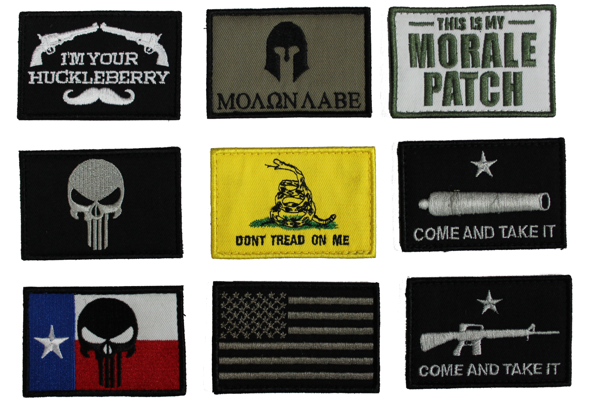20 Pack Tactical Morale Patches, Funny Military Patch Embroidery Army Badge  Set for Backpack Hat Vest Brand: peotue