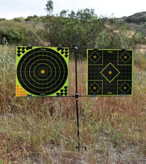 Steel Frame Double Paper Target Stand
